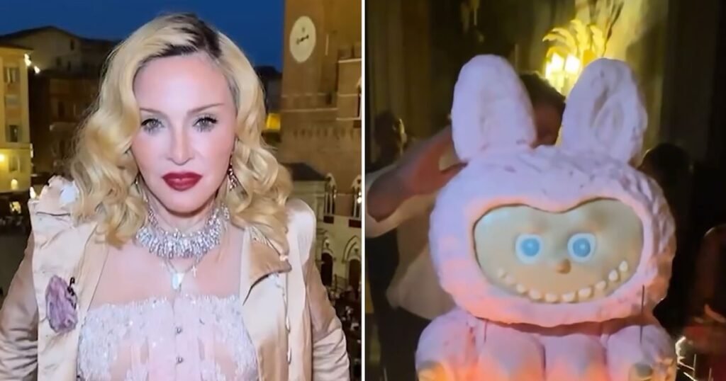 Madonna Dazzles in Corset at Her 67th Birthday Bash in Italy
