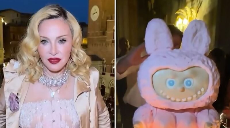 Madonna Dazzles in Corset at Her 67th Birthday Bash in Italy