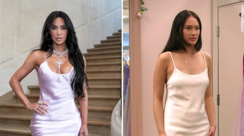 Kim Kardashian Stuns in Belly's Wedding Dress from The Summer I Turned Pretty