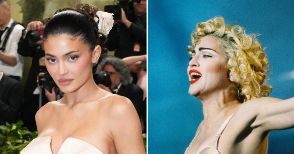 Kylie Jenner Emulates Madonna's Legendary Cone Bra Style