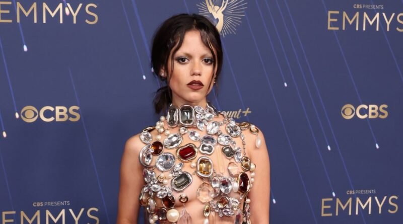 Jenna Ortega Dazzles in Diamonds on the Red Carpet at the 2025 Emmys