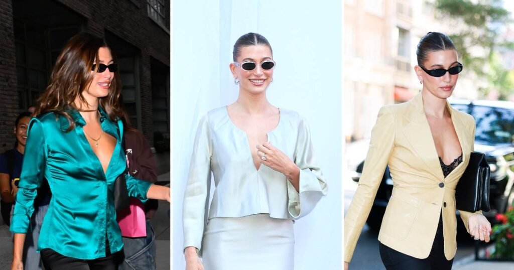 Hailey Bieber Dazzles in 5 Chic Outfits at NYC Rhode Launch Event