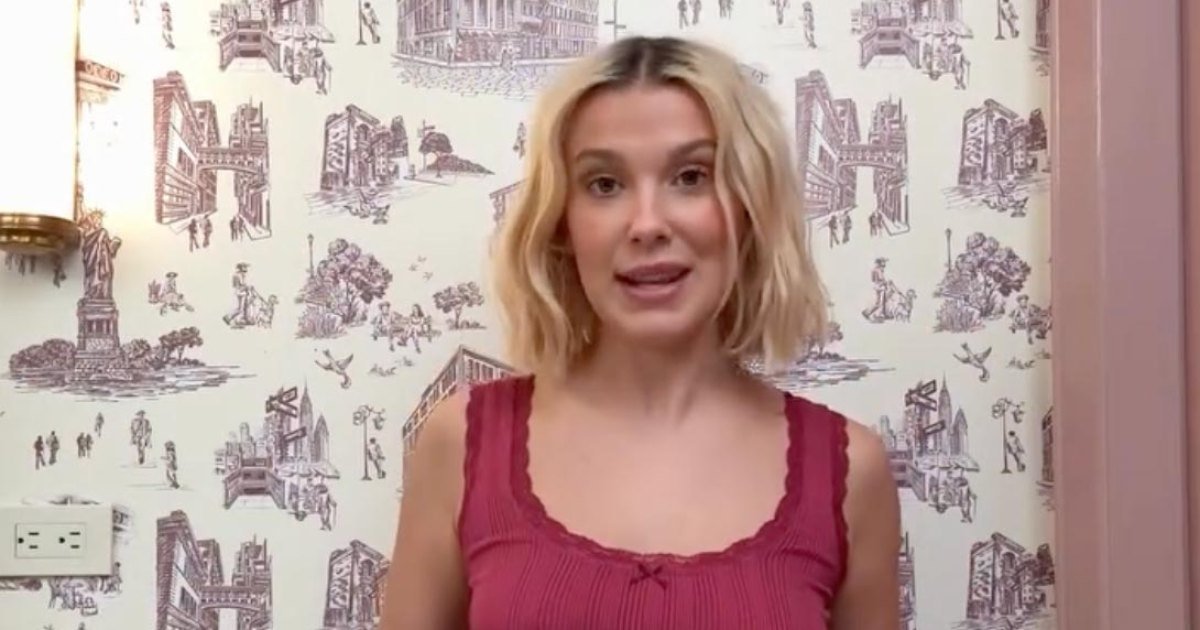 Millie Bobby Brown Frees the Nip in Her Pajamas