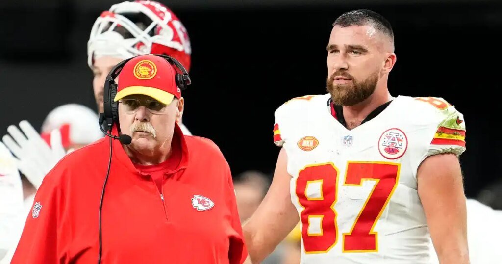 Travis Kelce and Andy Reid Squash Tension Rumors with Heartfelt Sideline Embrace