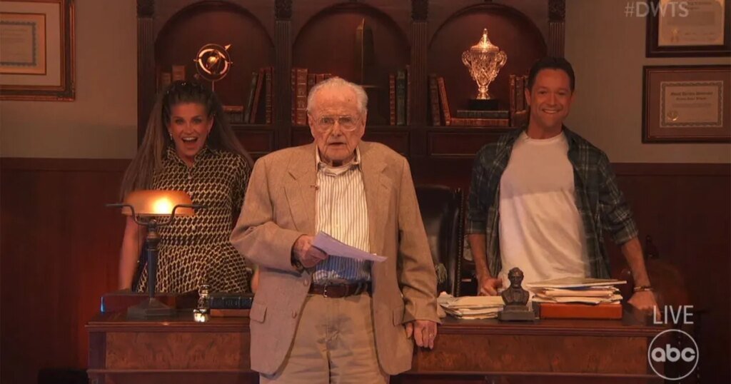 Danielle Fishel and Boy Meets World's William Daniels Dance Together on DWTS