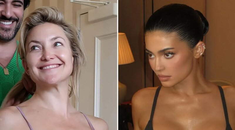 Kate Hudson Strikes a Pose in a Bra, Drawing Parallels to Kylie Jenner