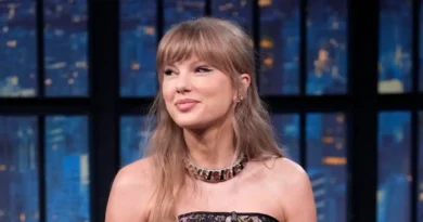 Taylor Swift Dazzles on Seth Meyers with Luxurious Long Hair and $5K Ensemble