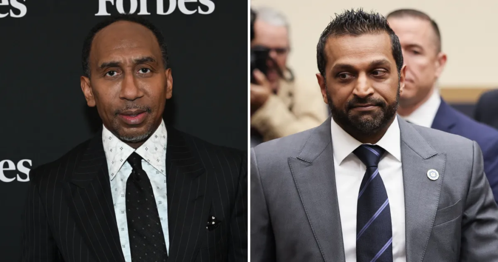 Stephen A. Smith Spars with FBI's Kash Patel on NBA Gambling Controversy