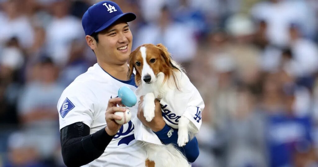 Shohei Ohtani Celebrates MVP Win with His Dog Instead of His Wife