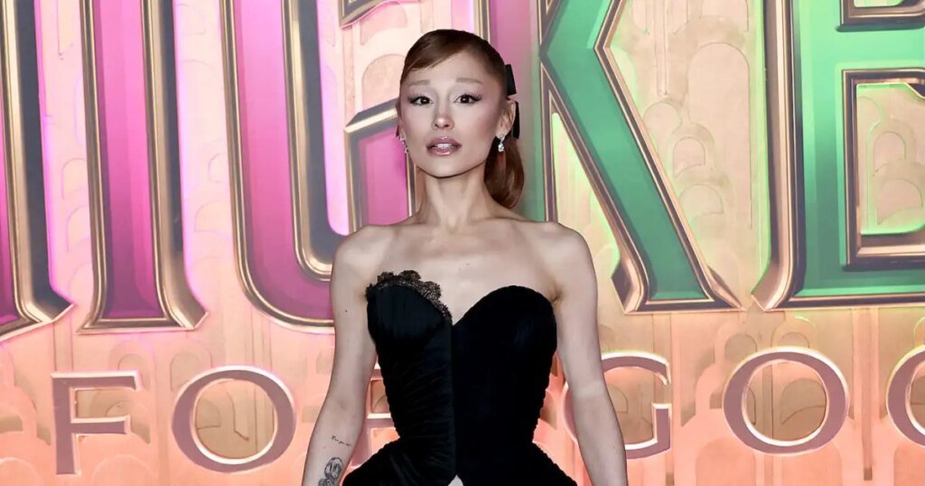 Ariana Grande Stuns in a Dress Fit for Glinda and Elphaba in New York City