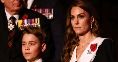 Prince George Attends His First Festival of Remembrance with Kate Middleton