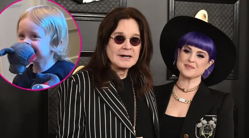 Kelly Osbourne's Son Honors Ozzy by Chomping on a Toy Bat