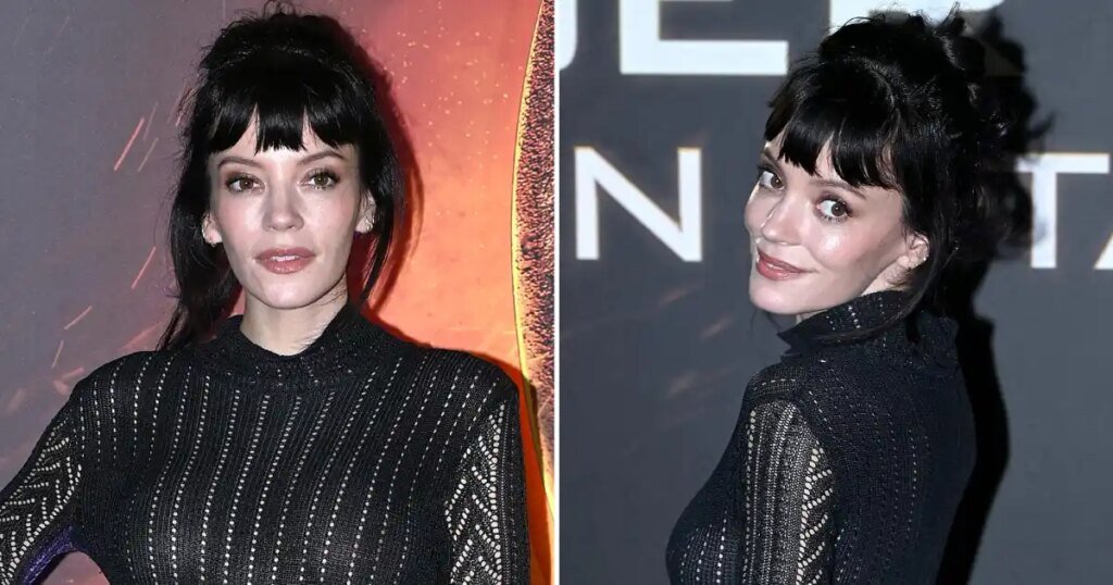 Lily Allen Shows Off Her Thong in Sheer Dress Following David Harbour Breakup