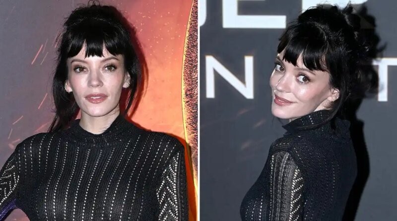 Lily Allen Shows Off Her Thong in Sheer Dress Following David Harbour Breakup