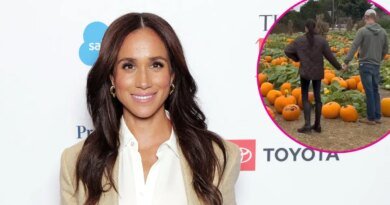 Meghan Markle Dons $1,600 Ensemble for Pumpkin Patch Adventure