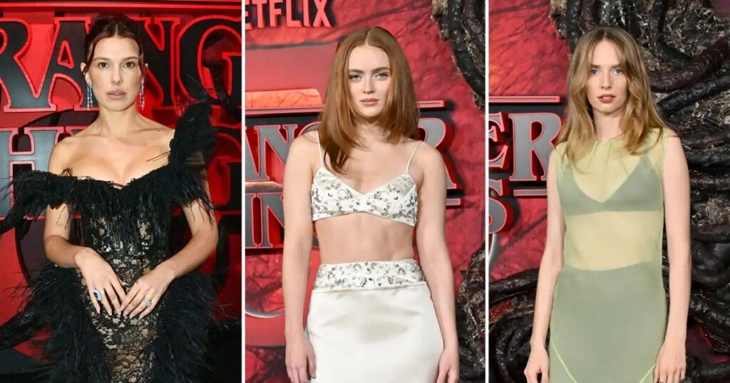 'Stranger Things' Cast Dazzles in Sheer Attire at Season 5 Premiere Event