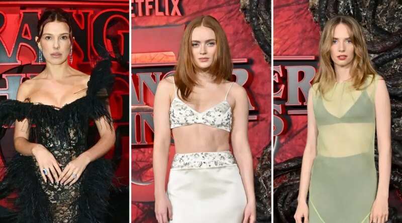'Stranger Things' Cast Dazzles in Sheer Attire at Season 5 Premiere Event