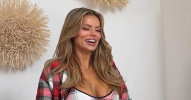 Brooks Nader Flaunts Her Bra in a Comfy Plaid Outfit: 'I Feel Unreal'