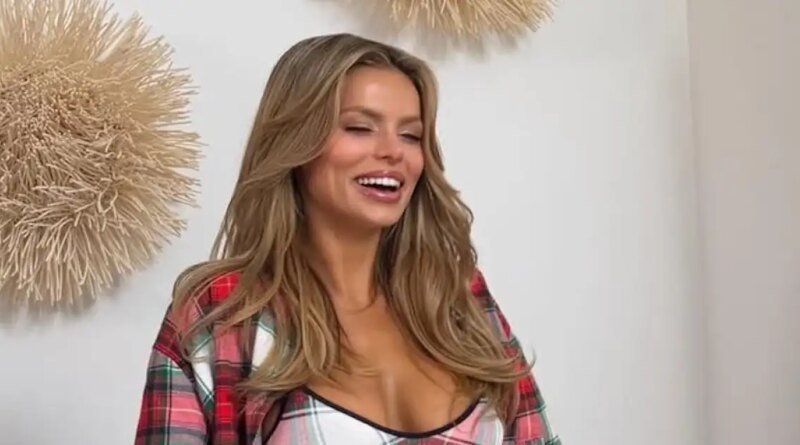 Brooks Nader Flaunts Her Bra in a Comfy Plaid Outfit: 'I Feel Unreal'