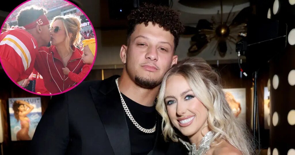 Brittany Mahomes Stuns with a Stylish Updo at the Chiefs-Colts Game