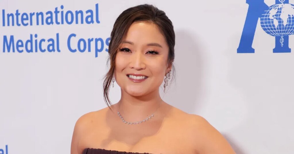 Ashley Park from "Emily in Paris" Nearly Avoids Wardrobe Malfunction