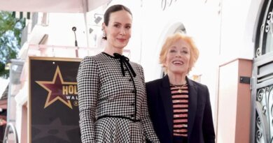 Holland Taylor Cheers on Sarah Paulson at Her Star Ceremony on the Walk of Fame