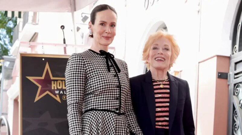 Holland Taylor Cheers on Sarah Paulson at Her Star Ceremony on the Walk of Fame