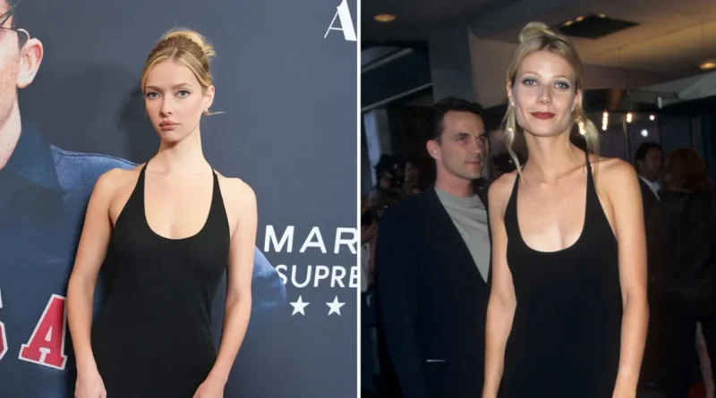 Apple Martin Dons Gwyneth Paltrow's Iconic 1996 Calvin Klein Dress in NYC