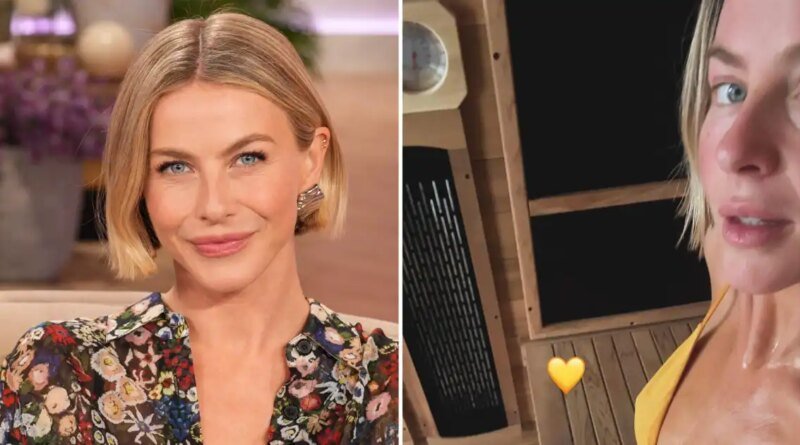 Julianne Hough Shows Off Her Toned Abs in a Sizzling Bikini Selfie