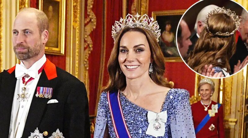 How Kate Middleton Secures Her Tiaras with a Clever Hairstyle