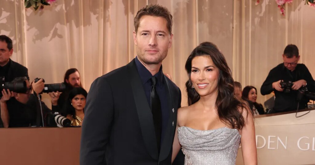 Justin Hartley Praised for His 'Stunning Wife' Sofia Pernas at the Golden Globes