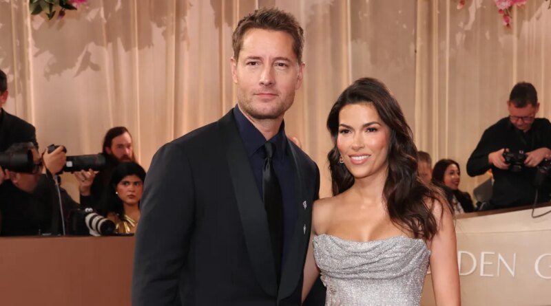 Justin Hartley Praised for His 'Stunning Wife' Sofia Pernas at the Golden Globes