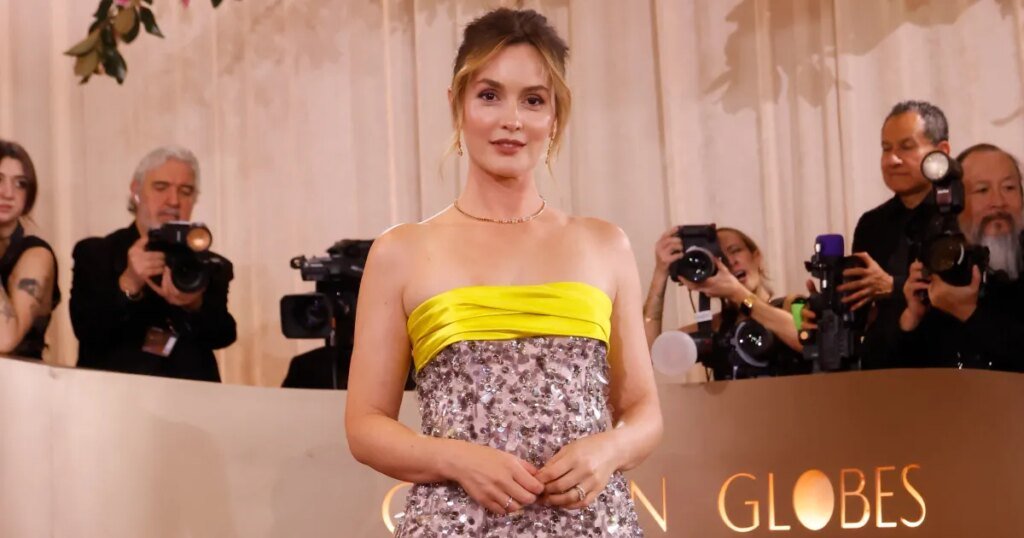 Leighton Meester Rocked a $35 Tinted Glow Serum at the Golden Globes
