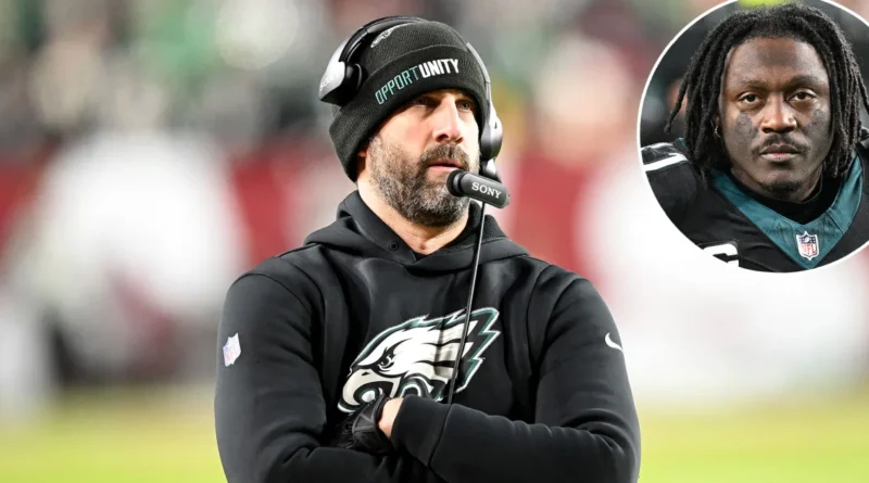Eagles Coach Nick Sirianni Engages in Intense Sideline Dispute with A.J. Brown