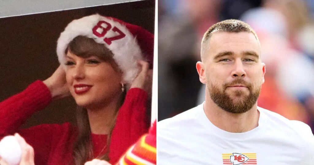 Taylor Swift Joins Travis Kelce for His Final Home Game with the Chiefs on Christmas