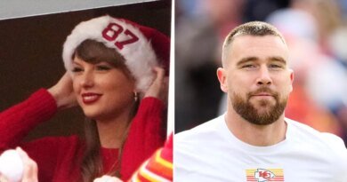 Taylor Swift Joins Travis Kelce for His Final Home Game with the Chiefs on Christmas