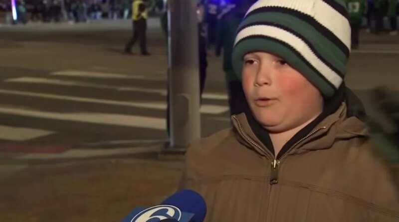 Young Eagles Fan Goes Viral After Interview, Wishes Coach Would Work at McDonald's