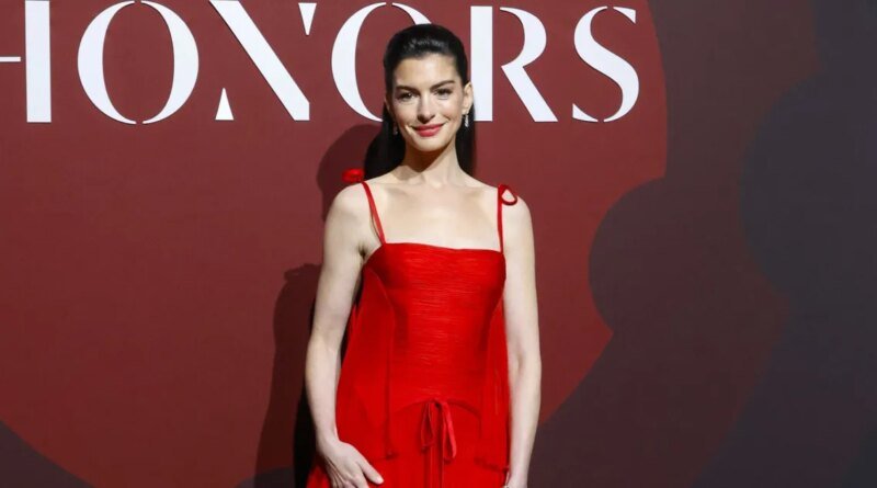 Anne Hathaway's Festive Red Blazer: Get the $35 Lookalike!