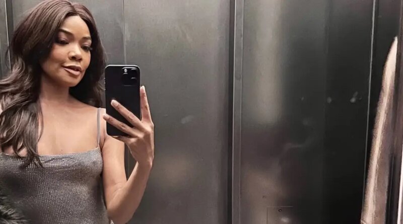 Gabrielle Union Dazzles in a Crystal Dress Without a Bra This New Year’s Eve