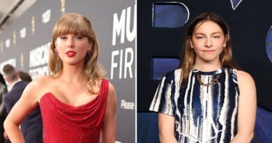 Taylor Swift Dazzles in Gold at Este Haim's New Year’s Eve Wedding