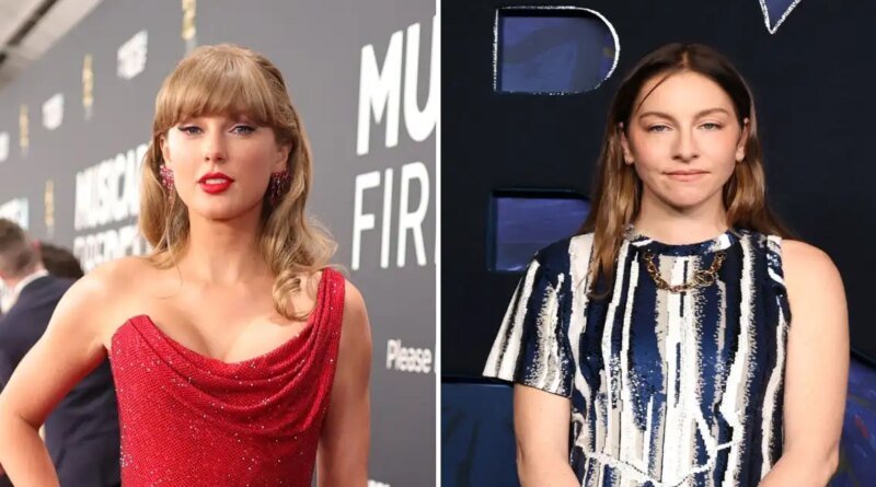 Taylor Swift Dazzles in Gold at Este Haim's New Year’s Eve Wedding