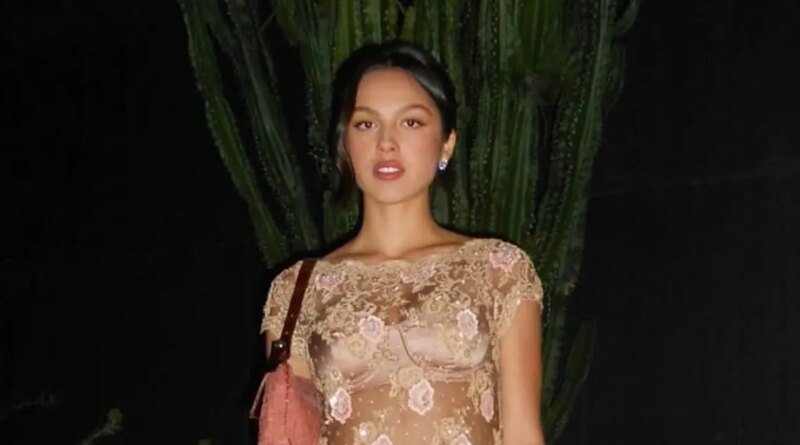 Olivia Rodrigo Dazzles in Sheer Lingerie-Inspired Dress at Grammys Afterparty