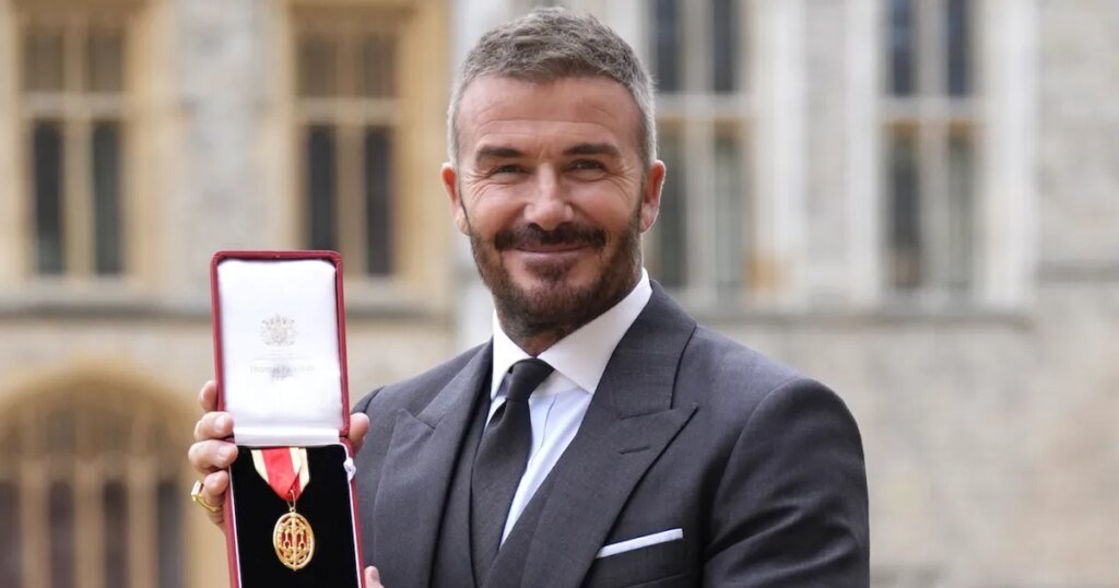 David Beckham's Kids Request 'Perks' from His Knighthood