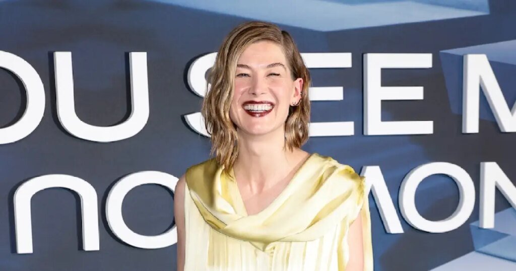 Rosamund Pike Looks Back on Her Pregnancy Post-Gone Girl Success