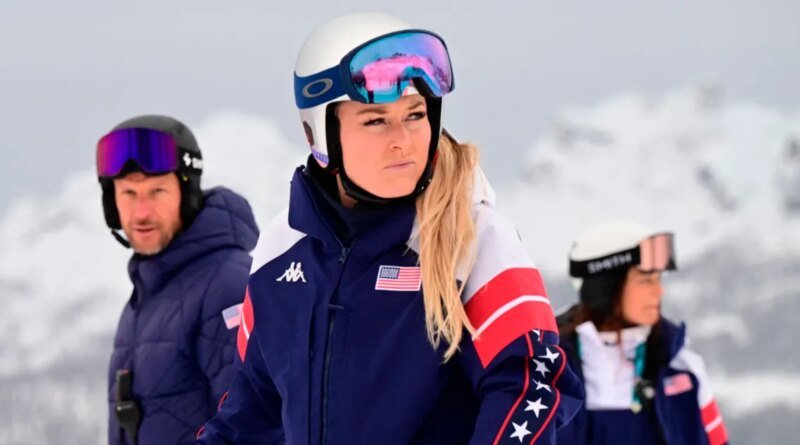 Lindsey Vonn Steps Outside for the First Time in Over a Month