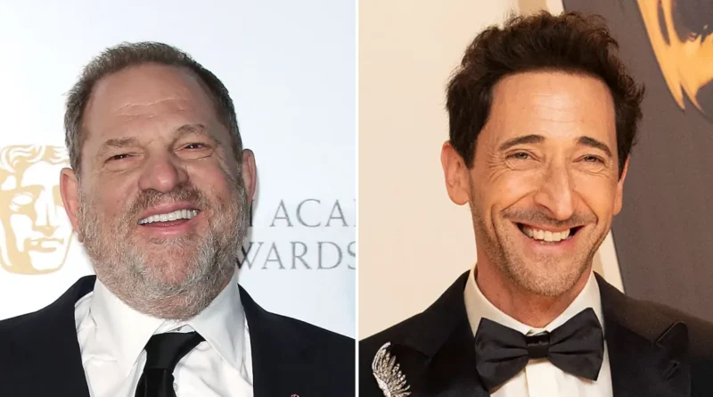 Harvey Weinstein Pleased by Adrien Brody's Reference to Children