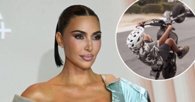 Kim Kardashian Posts Photo of 10-Year-Old Son Saint Riding a Dirt Bike