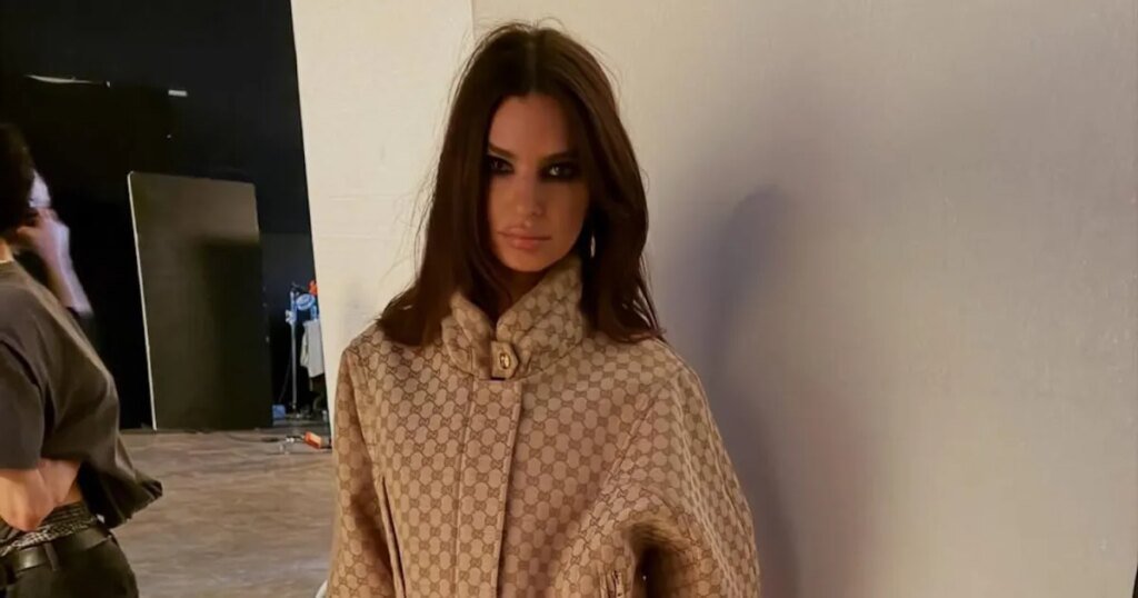 Emily Ratajkowski Strikes a Bold Look in Knee-High Boots Without Pants