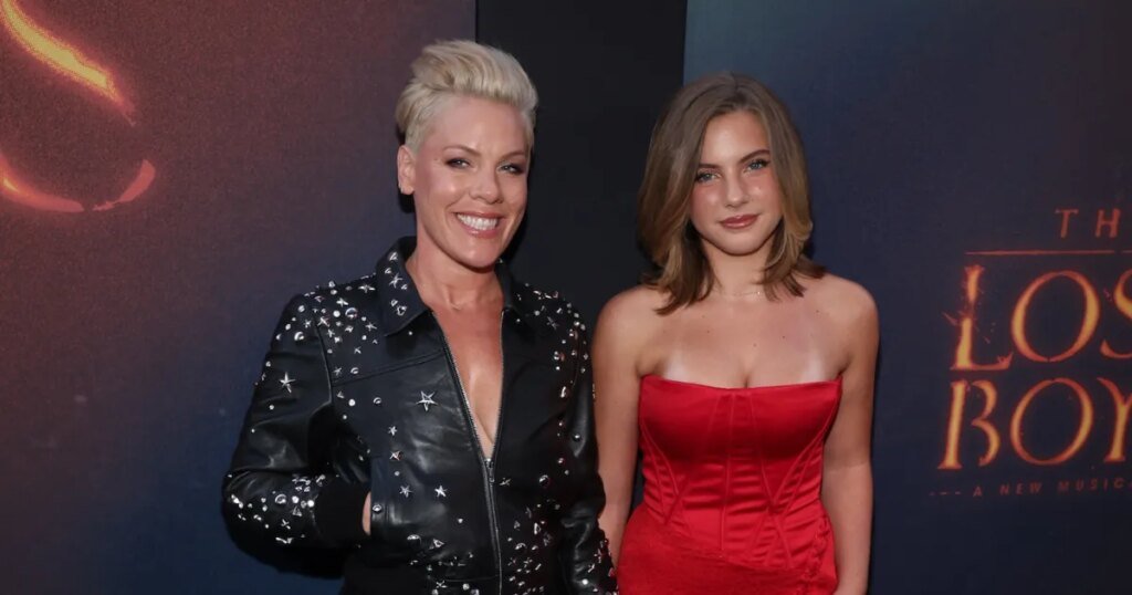 Pink Makes a Stylish Appearance with Daughter Willow at Broadway Premiere