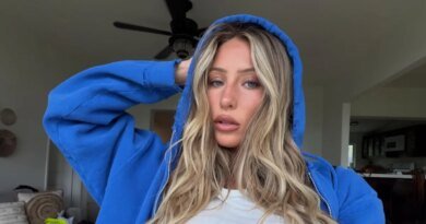 Alix Earle Flaunts Underboob in Crop Top at Coachella